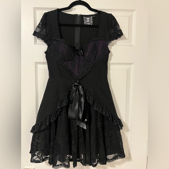 Killstar Dresses & Skirts - Killstar hocus party dress (plum)